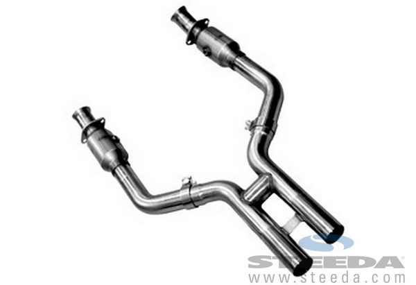 3" x 2 1/2" OEM Exhaust Catted H Pipe